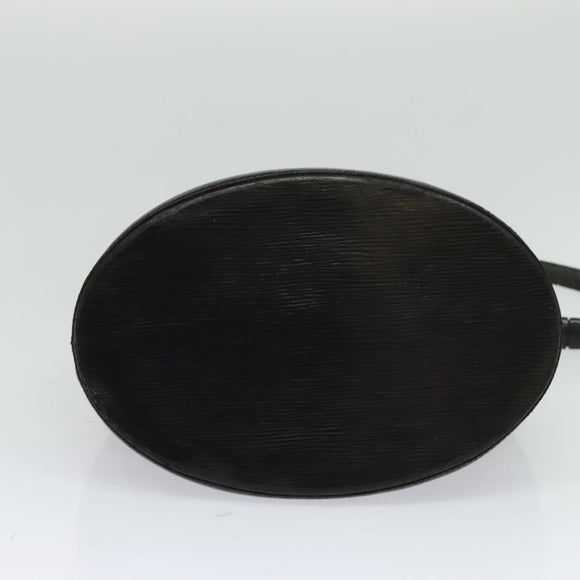 LOUIS VUITTON Epi Cluny Shoulder Bag Black M52252 LV Auth 128080