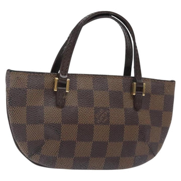 LOUIS VUITTON Damier Ebene Manosque GM Accessory Pouch N51120 LV Auth 128086
