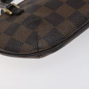 LOUIS VUITTON Damier Ebene Manosque GM Accessory Pouch N51120 LV Auth 128086-14