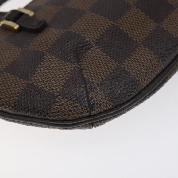 LOUIS VUITTON Damier Ebene Manosque GM Accessory Pouch N51120 LV Auth 128086