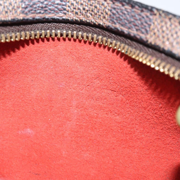 LOUIS VUITTON Damier Ebene Manosque GM Accessory Pouch N51120 LV Auth 128086