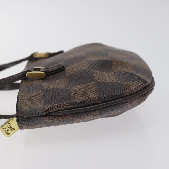 LOUIS VUITTON Damier Ebene Manosque GM Accessory Pouch N51120 LV Auth 128086