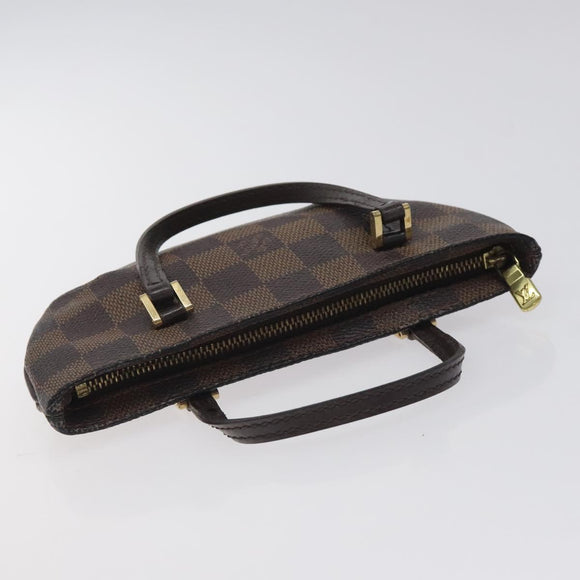 LOUIS VUITTON Damier Ebene Manosque GM Accessory Pouch N51120 LV Auth 128086