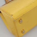 LOUIS VUITTON Monogram Vernis Blair MM Hand Bag 2way Citrin M90108 Auth 128087-11