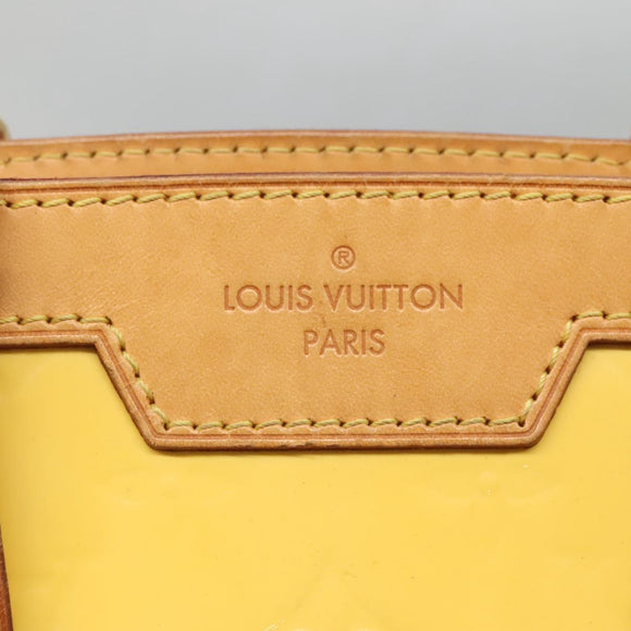 LOUIS VUITTON Monogram Vernis Blair MM Hand Bag 2way Citrin M90108 Auth 128087