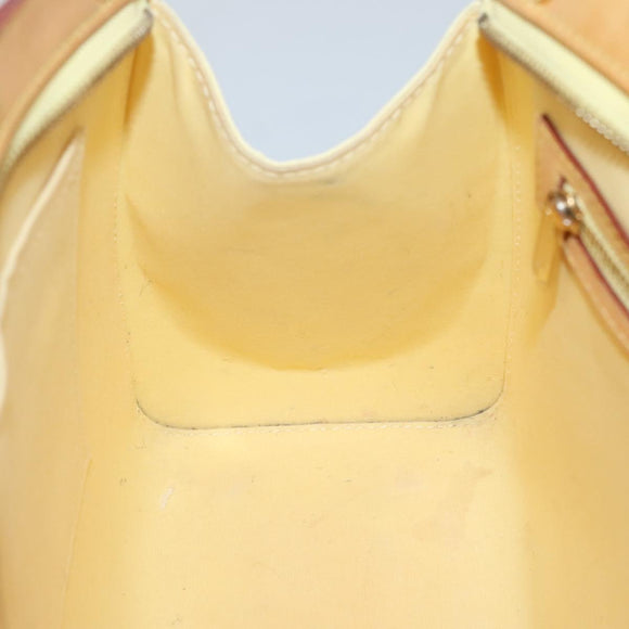 LOUIS VUITTON Monogram Vernis Blair MM Hand Bag 2way Citrin M90108 Auth 128087