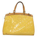 LOUIS VUITTON Monogram Vernis Blair MM Hand Bag 2way Citrin M90108 Auth 128087-3