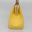 LOUIS VUITTON Monogram Vernis Blair MM Hand Bag 2way Citrin M90108 Auth 128087-5