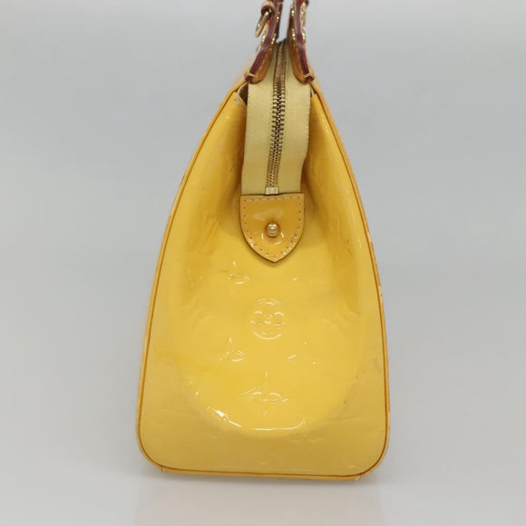 LOUIS VUITTON Monogram Vernis Blair MM Hand Bag 2way Citrin M90108 Auth 128087