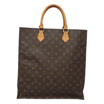 LOUIS VUITTON Monogram Sac Plat Hand Bag M51140 LV Auth 128090 - 0