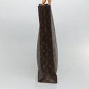 LOUIS VUITTON Monogram Sac Plat Hand Bag M51140 LV Auth 128090-4