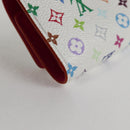LOUIS VUITTON Multicolor LV x TM Multicles6 Key Case White M14092 Auth 128097SM-15