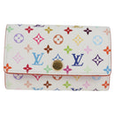 LOUIS VUITTON Multicolor LV x TM Multicles6 Key Case White M14092 Auth 128097SM-13