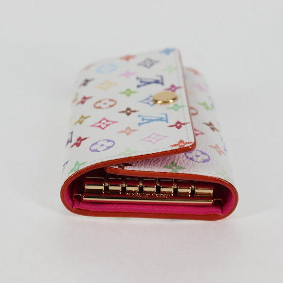 LOUIS VUITTON Multicolor LV x TM Multicles6 Key Case White M14092 Auth 128097SM
