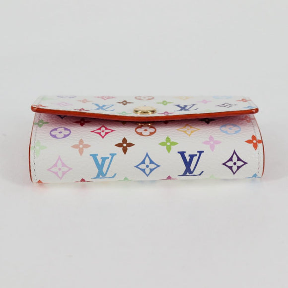 LOUIS VUITTON Multicolor LV x TM Multicles6 Key Case White M14092 Auth 128097SM