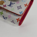 LOUIS VUITTON Multicolor LV x TM Multicles6 Key Case White M14092 Auth 128097SM-14