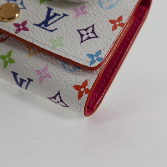 LOUIS VUITTON Multicolor LV x TM Multicles6 Key Case White M14092 Auth 128097SM
