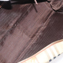 BURBERRY Nova Check Shoulder Bag PVC Leather Beige Gold Auth 128100-16