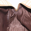 BURBERRY Nova Check Shoulder Bag PVC Leather Beige Gold Auth 128100-18