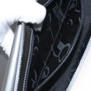 Salvatore Ferragamo Shoulder Bag Patent leather Silver tone Auth 128102-19