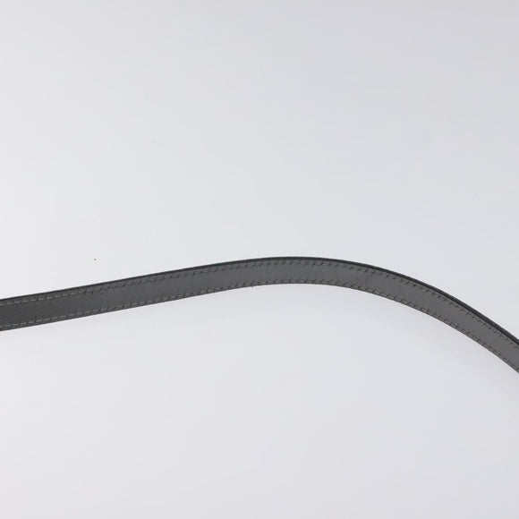 Salvatore Ferragamo Shoulder Bag Patent leather Silver tone Auth 128102