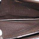 Christian Dior Trotter Canvas Shoulder Bag Brown Gold Auth 128106-11