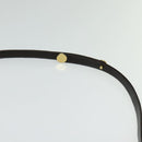 Christian Dior Trotter Canvas Shoulder Bag Brown Gold Auth 128106-14