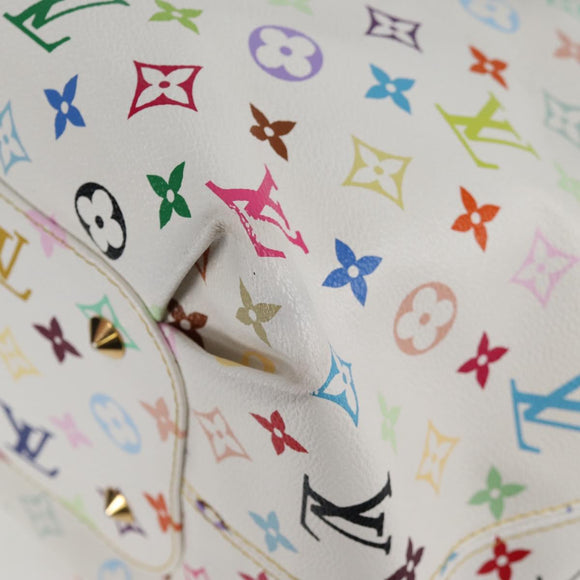 LOUIS VUITTON Monogram Multicolor Annie GM Tote Bag White M40303 LV Auth 128117V