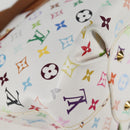 LOUIS VUITTON Monogram Multicolor Annie GM Tote Bag White M40303 LV Auth 128117V-15