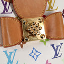LOUIS VUITTON Monogram Multicolor Annie GM Tote Bag White M40303 LV Auth 128117V-10