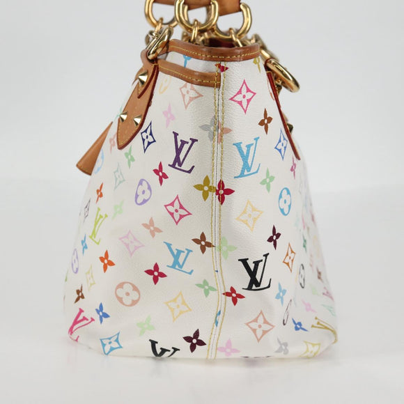 LOUIS VUITTON Monogram Multicolor Annie GM Tote Bag White M40303 LV Auth 128117V
