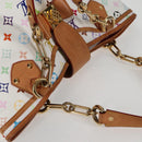 LOUIS VUITTON Monogram Multicolor Annie GM Tote Bag White M40303 LV Auth 128117V-6