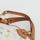 LOUIS VUITTON Monogram Multicolor Annie GM Tote Bag White M40303 LV Auth 128117V-8
