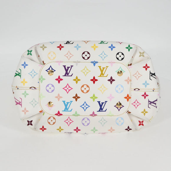 LOUIS VUITTON Monogram Multicolor Annie GM Tote Bag White M40303 LV Auth 128117V