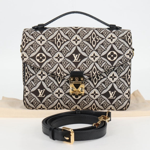 LOUIS VUITTON Monogram Jaguar Pochette Metis MM Bag 2way M57272 LV Auth 128121M