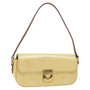 LOUIS VUITTON Monogram Vernis Malibu Street Bag Perle M91507 LV Auth 128122-1