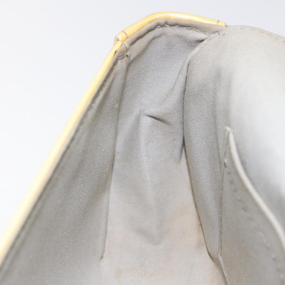 LOUIS VUITTON Monogram Vernis Malibu Street Bag Perle M91507 LV Auth 128122