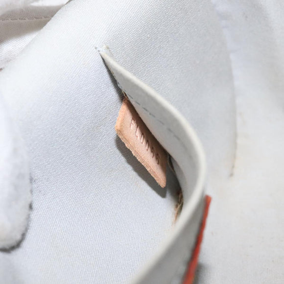 LOUIS VUITTON Monogram Vernis Malibu Street Bag Perle M91507 LV Auth 128122