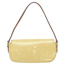 LOUIS VUITTON Monogram Vernis Malibu Street Bag Perle M91507 LV Auth 128122-2