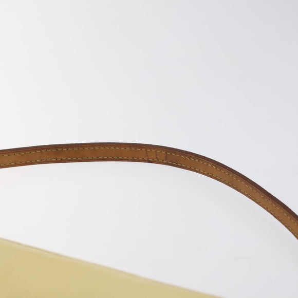 LOUIS VUITTON Monogram Vernis Malibu Street Bag Perle M91507 LV Auth 128122