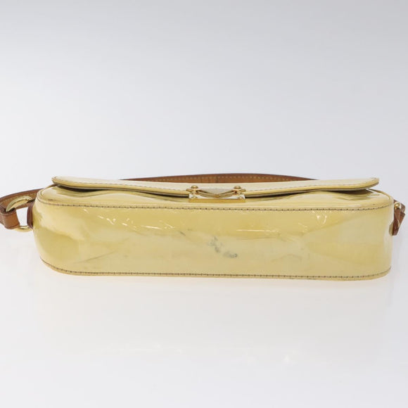 LOUIS VUITTON Monogram Vernis Malibu Street Bag Perle M91507 LV Auth 128122