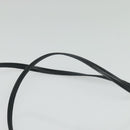 Christian Dior Honeycomb Canvas Shoulder Bag PVC Navy gold Auth 128136-8