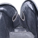 BURBERRY Nova Check Hand Bag Canvas Leather Beige Silver Auth 128137-17