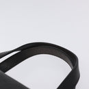 BURBERRY Nova Check Hand Bag Canvas Leather Beige Silver Auth 128137-8