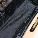 Salvatore Ferragamo Chain Gancini Shoulder Bag Leather Beige Gold Auth 128139-11