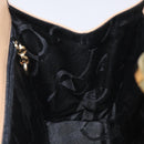 Salvatore Ferragamo Chain Gancini Shoulder Bag Leather Beige Gold Auth 128139-18