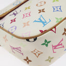 LOUIS VUITTON Monogram Multicolor Sologne Shoulder Bag White M92661 Auth 128142-17