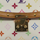 LOUIS VUITTON Monogram Multicolor Sologne Shoulder Bag White M92661 Auth 128142-18