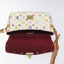 LOUIS VUITTON Monogram Multicolor Sologne Shoulder Bag White M92661 Auth 128142-10