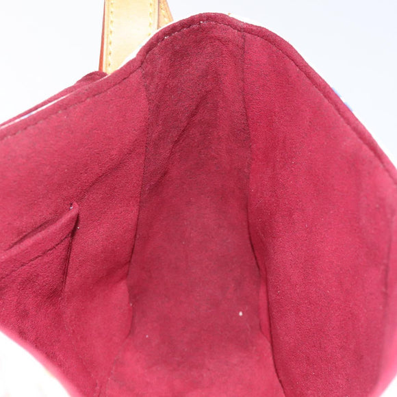 LOUIS VUITTON Monogram Multicolor Sologne Shoulder Bag White M92661 Auth 128142